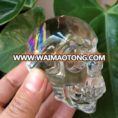 Cheap Lastest Design Crystal Skulls/Crystal Melt Stone Skull For Halloween Gift