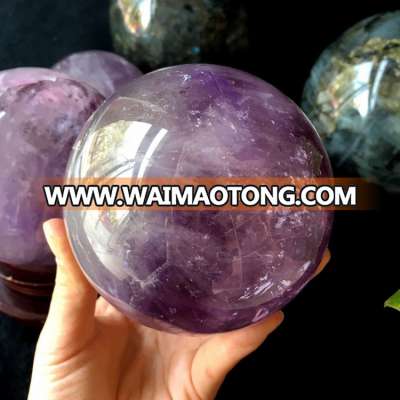 Natural Crystal Ball Beautiful Amethyst Ball Purple Quartz Ball